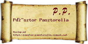 Pásztor Pasztorella névjegykártya